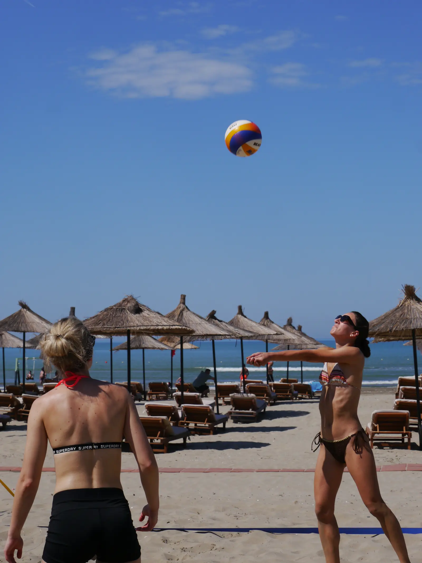 Beachvolleyball Camp Albanien am Strand von Durrës